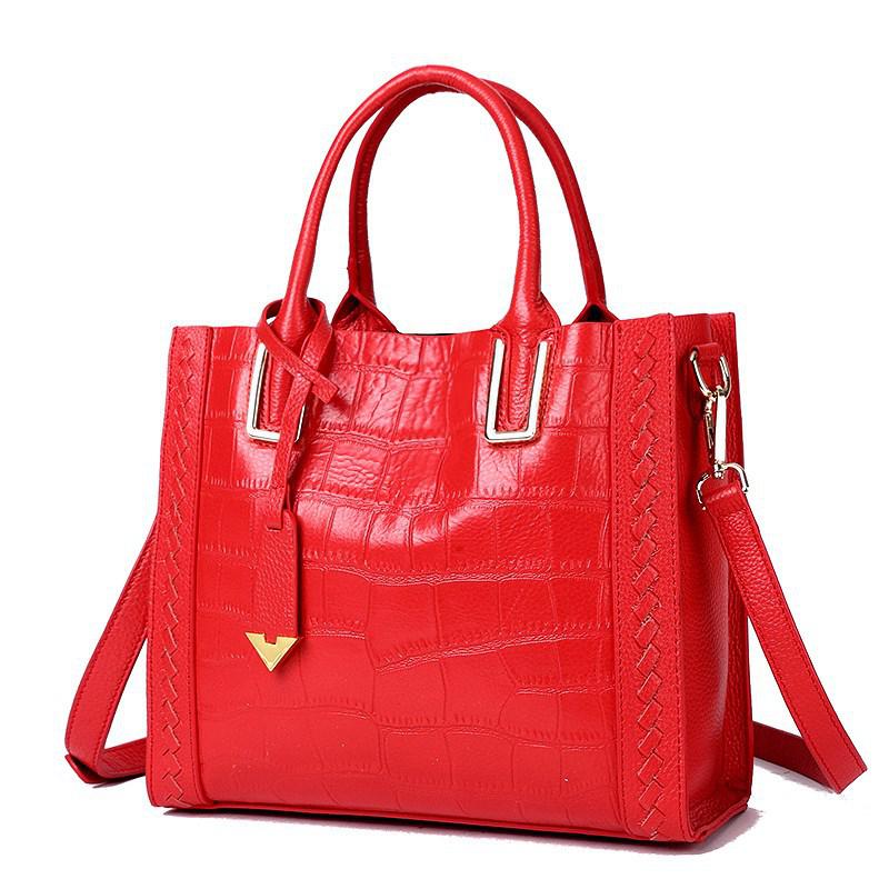 Genuine Leather Women Shoulder Bag