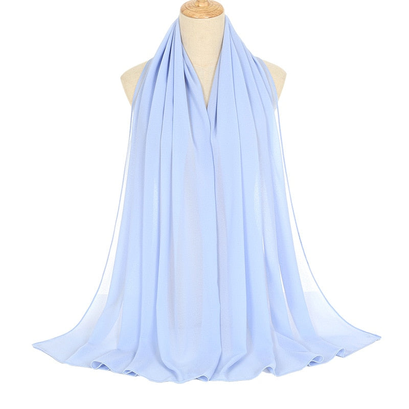 Muslim Chiffon Hijab Scarf Women