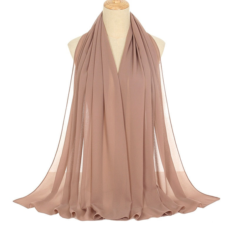 Muslim Chiffon Hijab Scarf Women