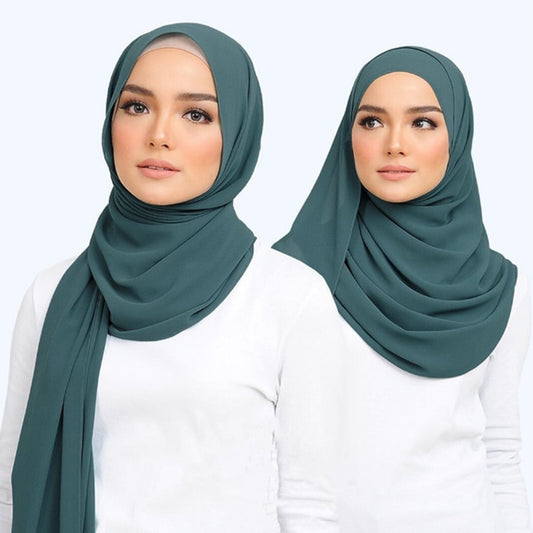 Muslim Chiffon Hijab Scarf Women